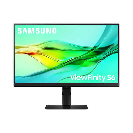 Samsung ViewFinity S60UD Monitor - 24" QHD 2560x1440, 100Hz, HDR10, USB-C 90W, Daisy Chain, Integrated KVM Switch