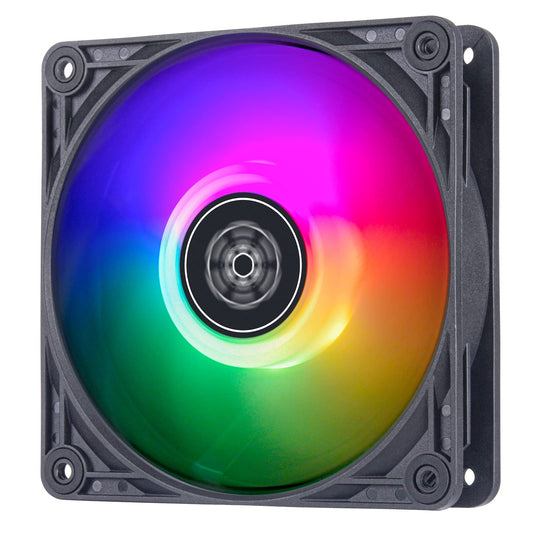 2. SilverStone Vista Performance PWM ventilators, ARGB - 120 mm, melns