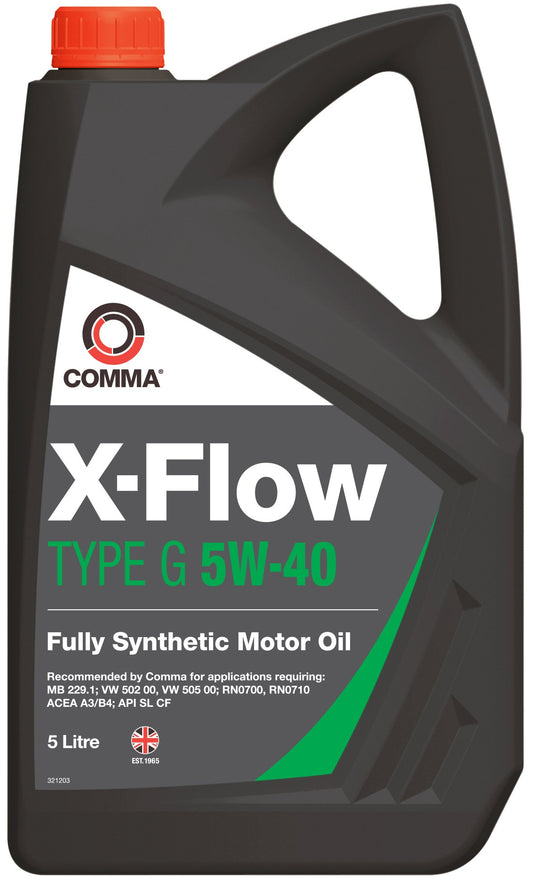 Comma XFG5L X-Flow Type G 5W-40 sintētiska motoru eļļa 5 L