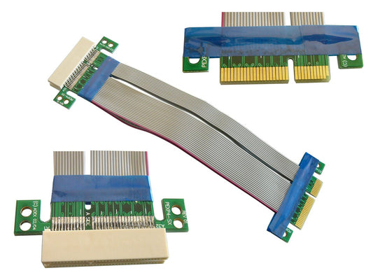 KALEA-INFORMATIQUE Riser paplašinājuma kabelis - PCI Express x4, 185mm garums, savienojums uz PCIe x4.