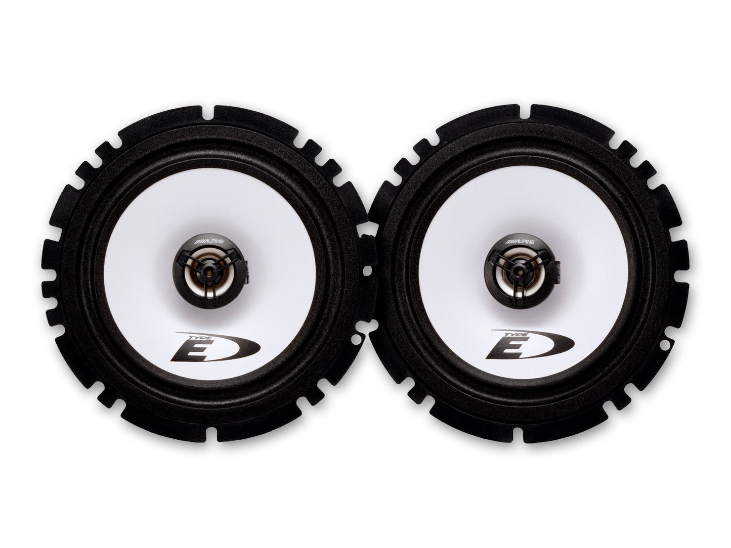 Alpine SXE-1725S - 16,5 cm (6,5 collu) 2-ceļu koaksiālie skaļruņi, melni