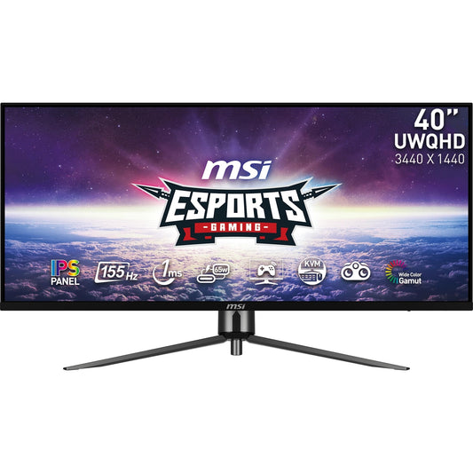 MSI MAG401QR - 40" ultrawide gaming monitor, 144Hz refresh rate, QHD resolution, adaptive sync technology.