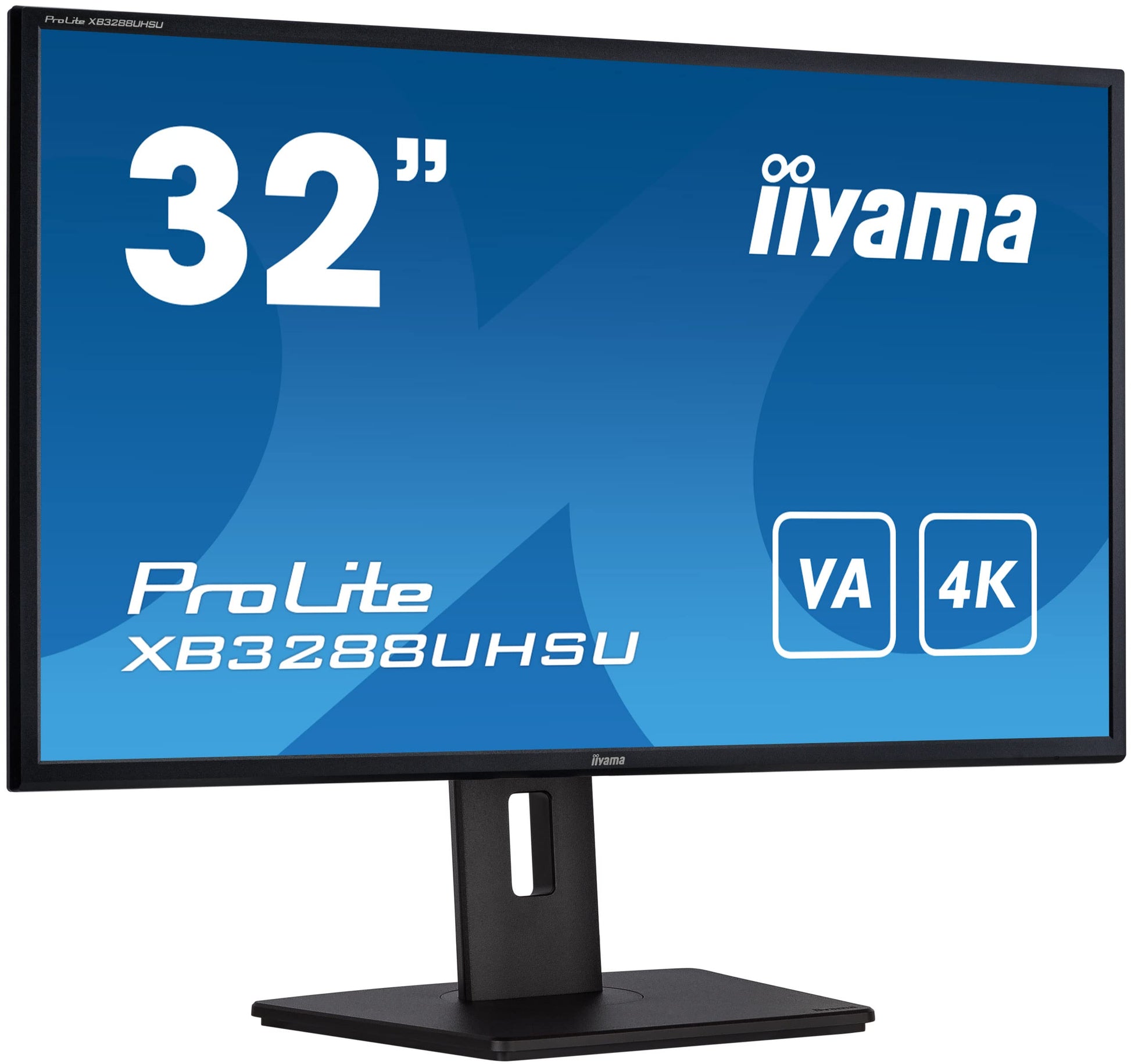 iiyama Prolite XB3288UHSU-B5 - 31.5" 4K UHD VA LED monitor, HDMI, DP, USB3.0, HDR, height adjustable, FreeSync, black