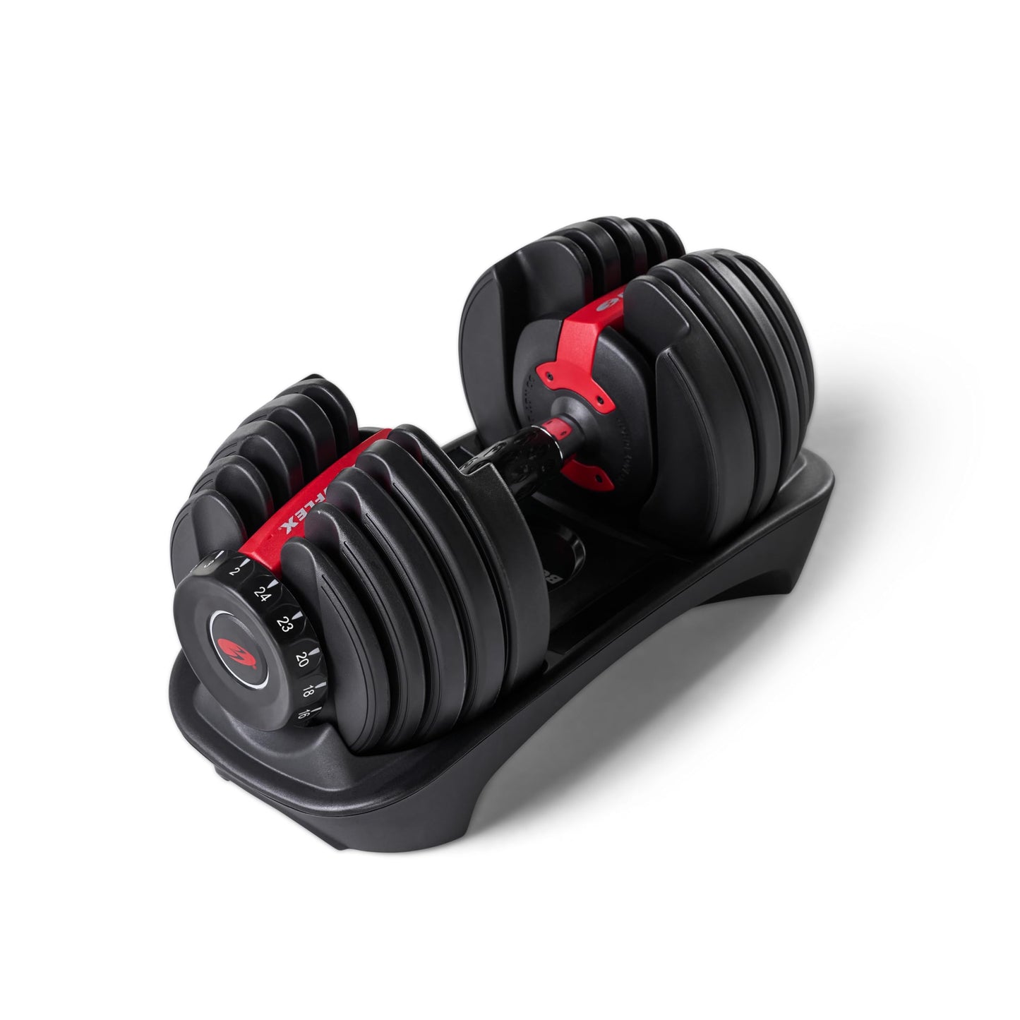 Regulējamas hanteles Bowflex SelectTech 552i 2–24 kg ar ātru svara regulēšanu