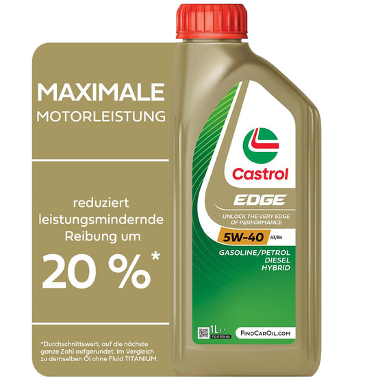 Castrol EDGE 5W-40 A3/B4 motoru eļļa, 1L