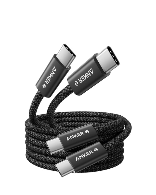Anker 240W USB C uz USB C kabelis PD 3.1, 2 gab., 1,8m