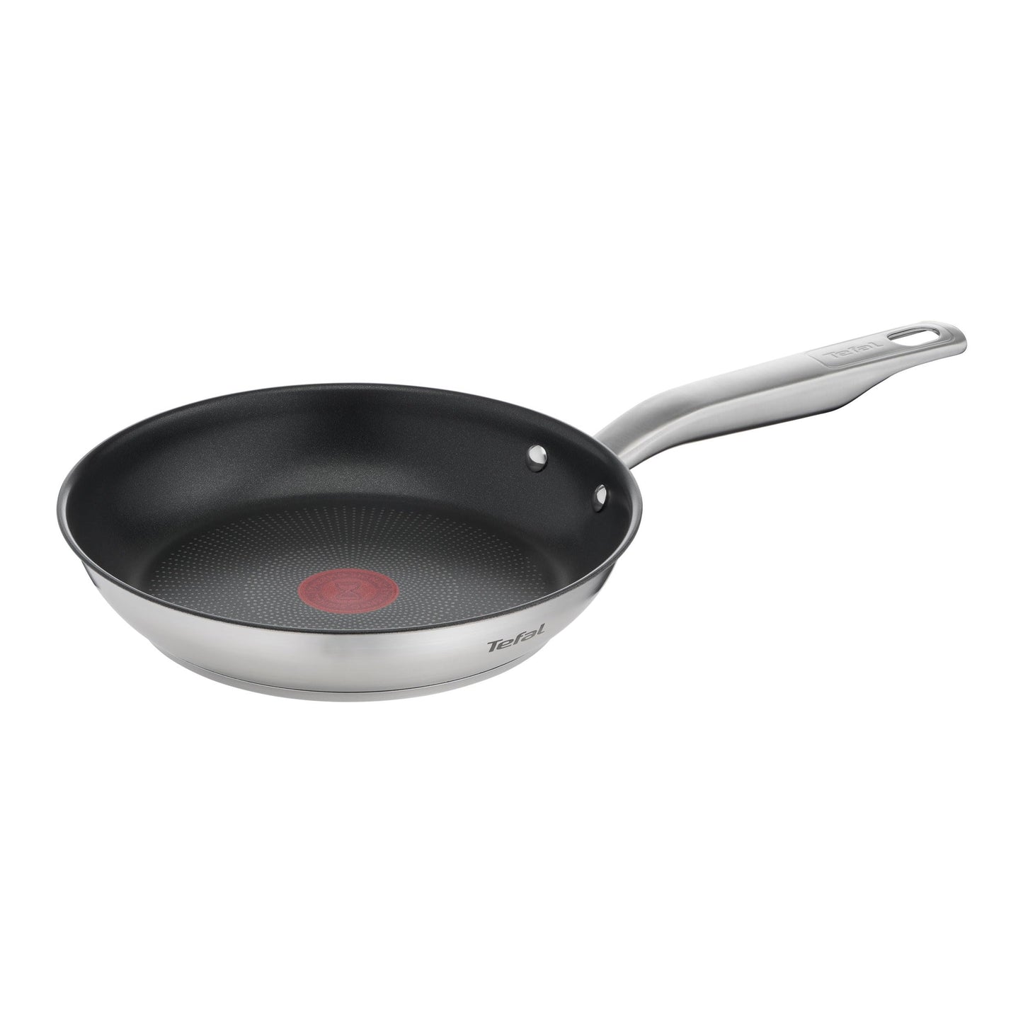 Tefal Virtuoso 24 cm panna - nerūsējošā tērauda, Titanium Pro pretpiedeguma, Thermo-Signal, piemērota visiem plīts veidiem