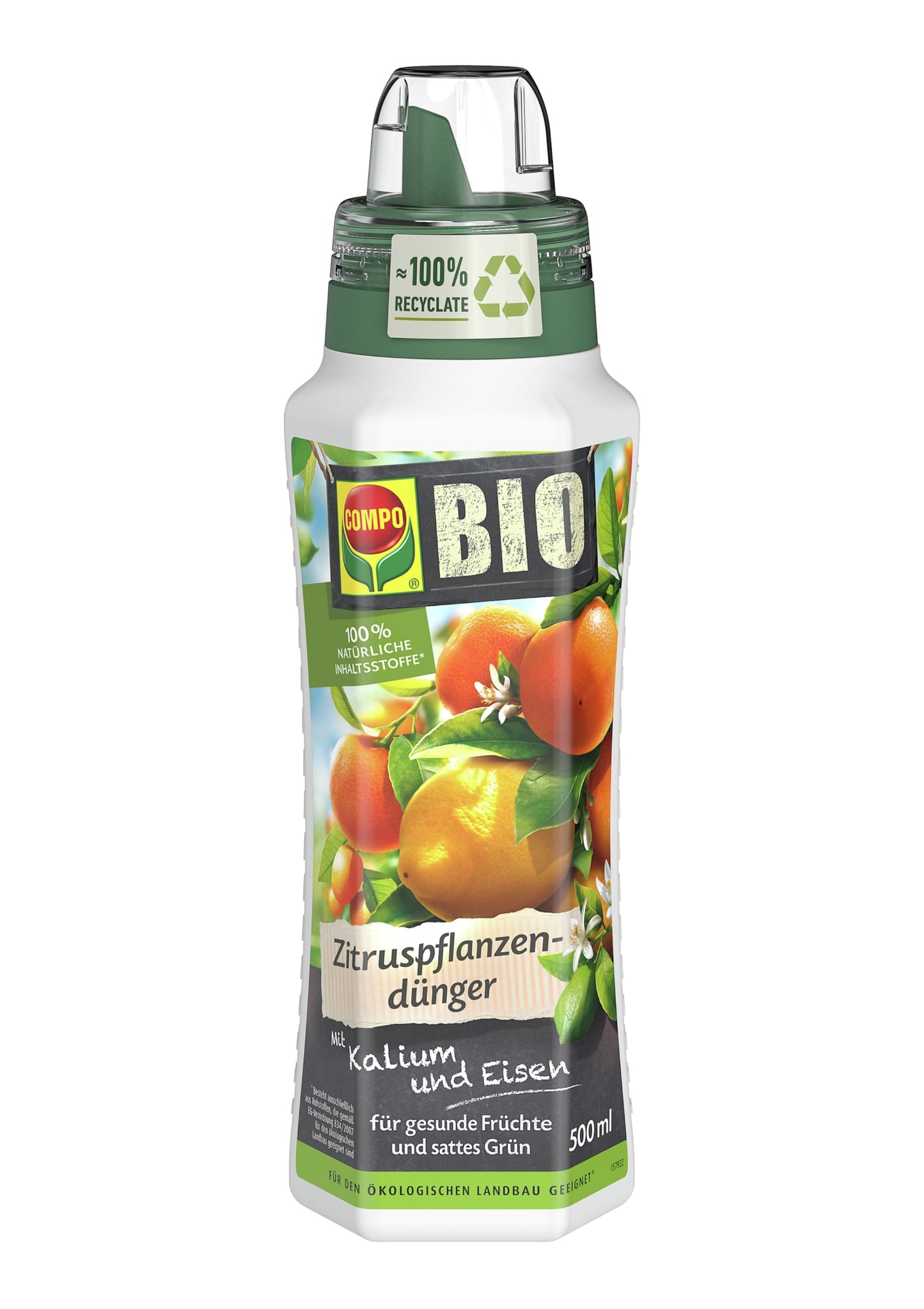 Citrusu mēslojums COMPO BIO 500 ml, Vidusjūras mēslojums citruskokiem