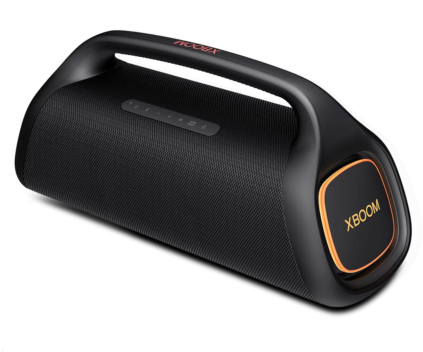 LG XBOOM Go XG9Q Bluetooth skaļrunis 80 W, skaļrunis ar skaņas pastiprināšanu, stroboskopa apgaismojums, ūdens un putekļu izturīgs (IP67), dinamiska basa optimizētājs, 24 stundu akumulatora darbības laiks, melns