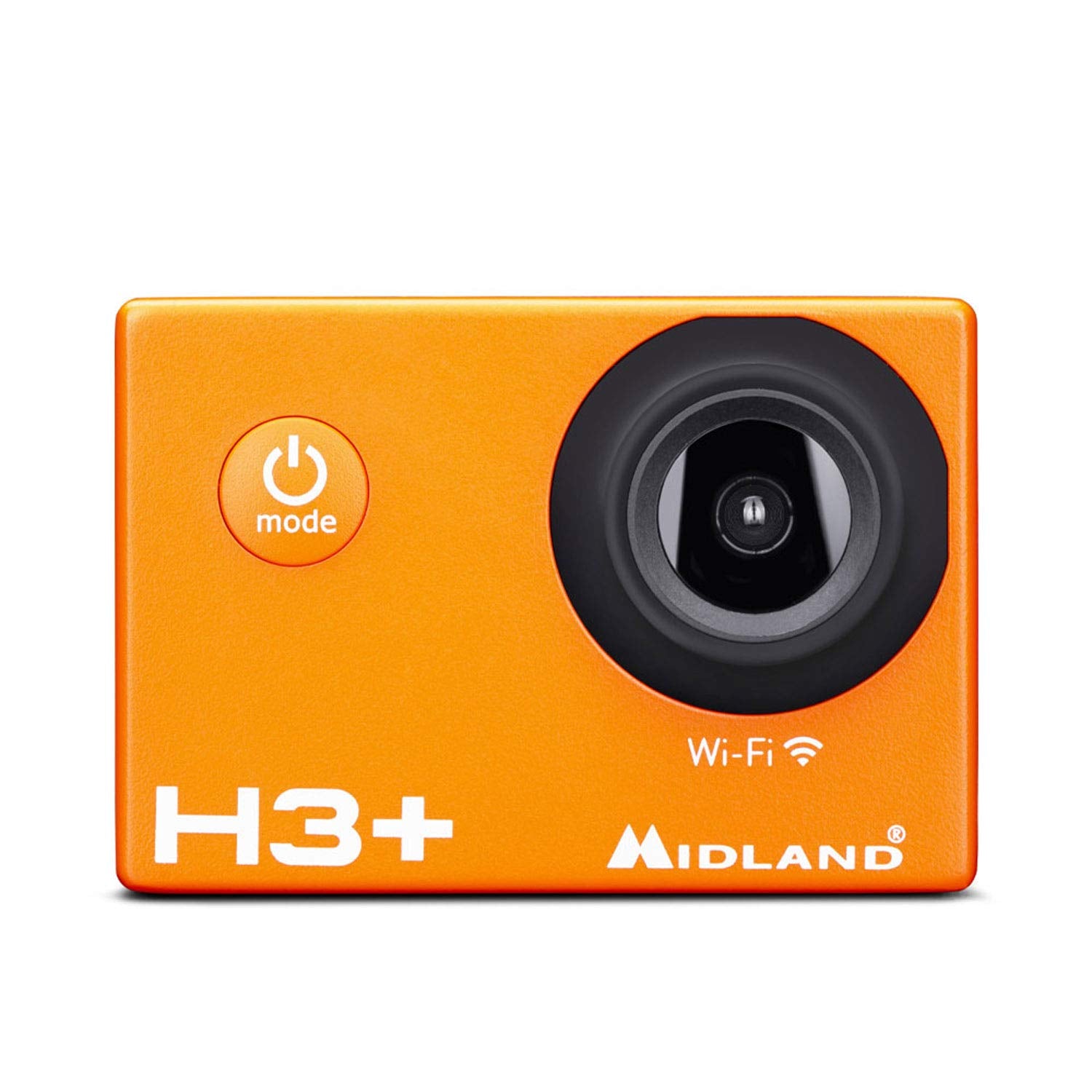 Midland H3+ Full HD Action Kamera, C1235.01 ar WiFi, 2'' LC displeju un attēla stabilizatoru, melna/oranža