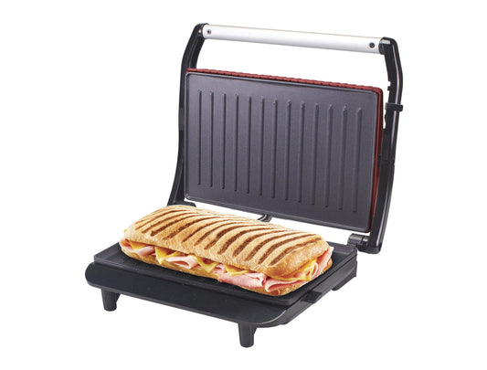 BEPER P101TOS002 tosteris sviestmaizēm, 850W, nelipīga plāksne, siltumizolēta rokturis, sarkans