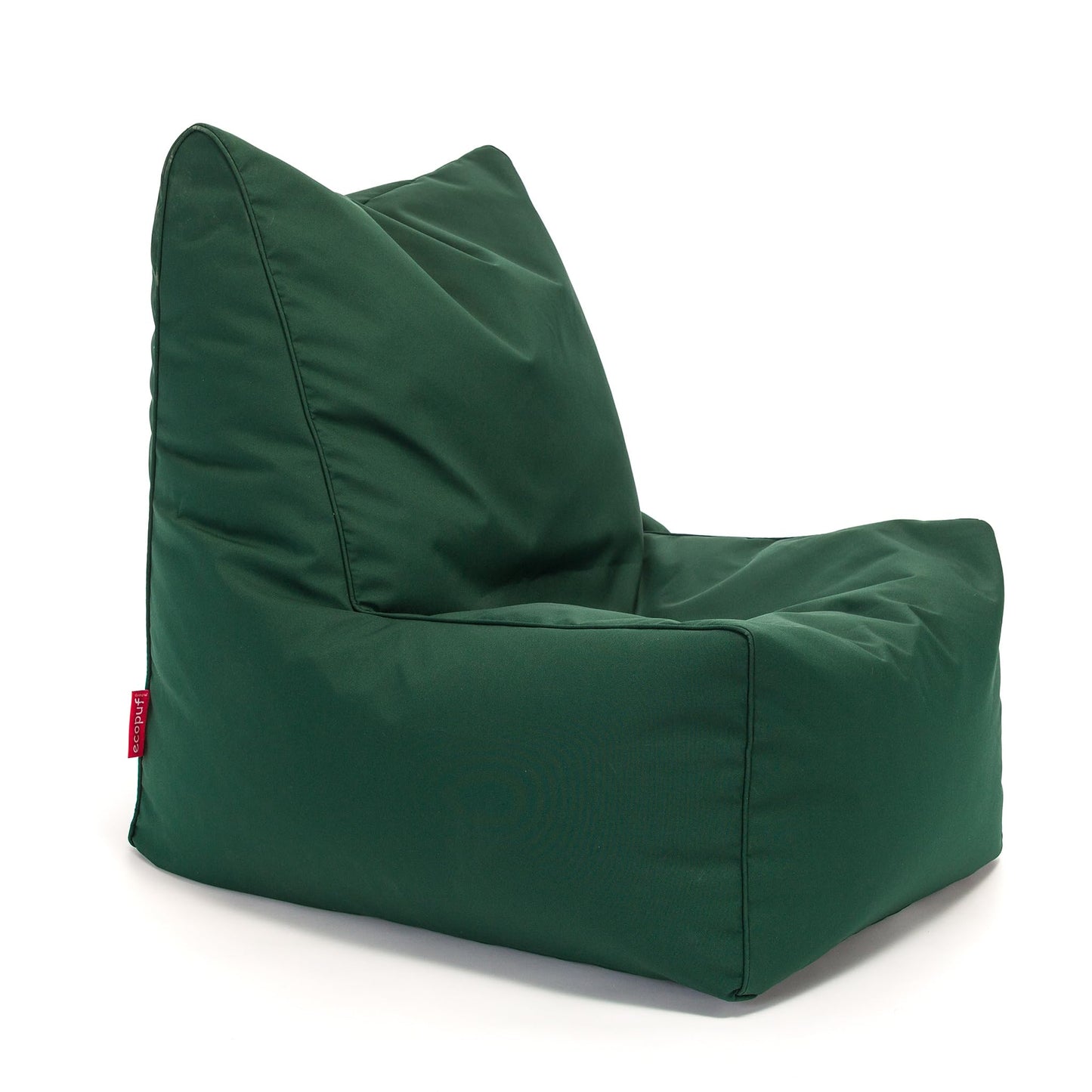 Ecopuf Solid | ūdensizturīgs poliestera sēžammaiss WaterProof Oxford 600D āra lietošanai | Puff poltrona sēžammaiss ar augstu atzveltni | āra sēžammaiss-poltrona | Pouf poltrona krēsls