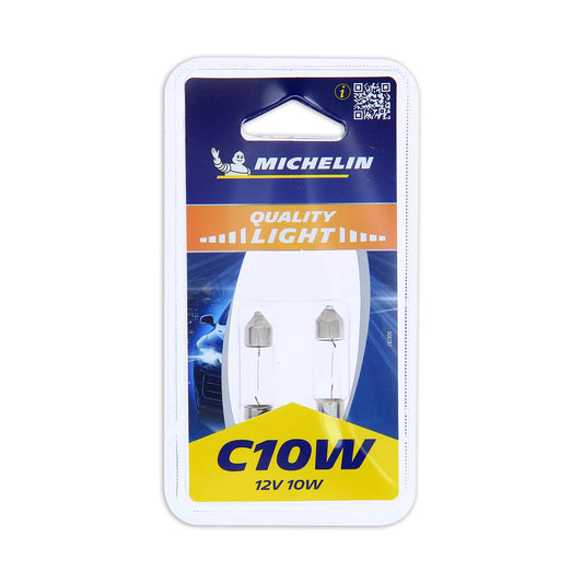 MICHELIN 2 x Soffittenlampen C10W iekšējai apgaismošanai