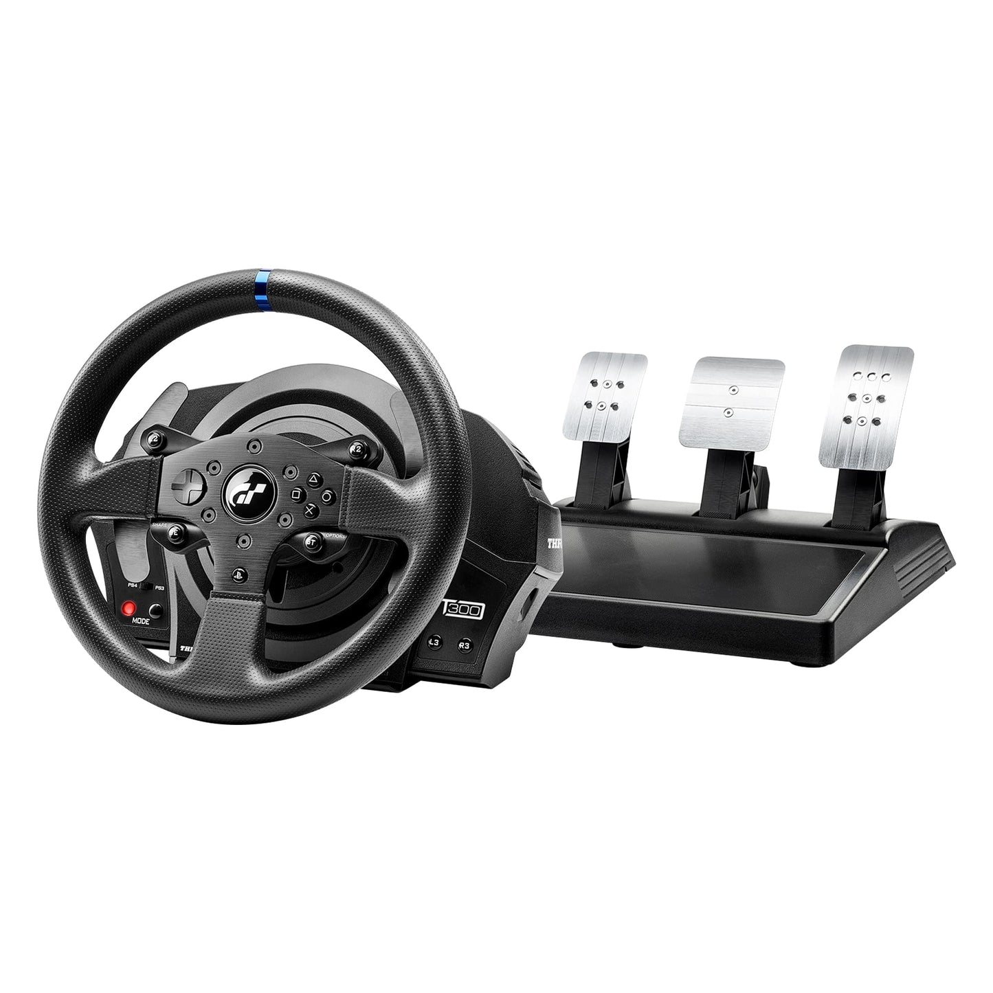 Spēļu stūre Thrustmaster T300RS GT ar force feedback un 3 pedāļu komplektu - PS5 un PC
