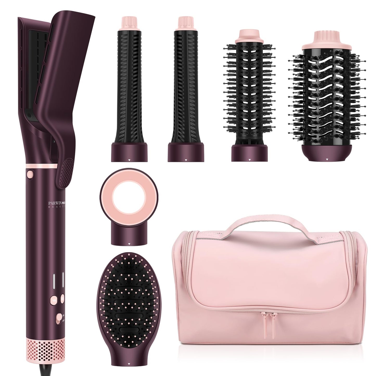 Airstyler 7 in 1 MaxAIR 2.0 Multi-Styler komplekts, divkāršā sprieguma matu veidotājs
