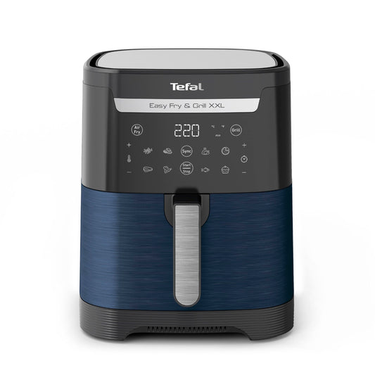 Tefal EY8014 Easy Fry & Grill XXL - 6.5L capacity, 2-in-1 technology, 8 cooking programs, grill technology, Wanted Blue