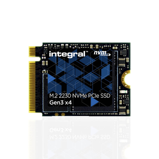 Integral 1TB NVMe M.2 2230 SSD - 3400MB/s read, 3000MB/s write, compatible with Valve Steam Deck, Surface Pro, PC, laptops