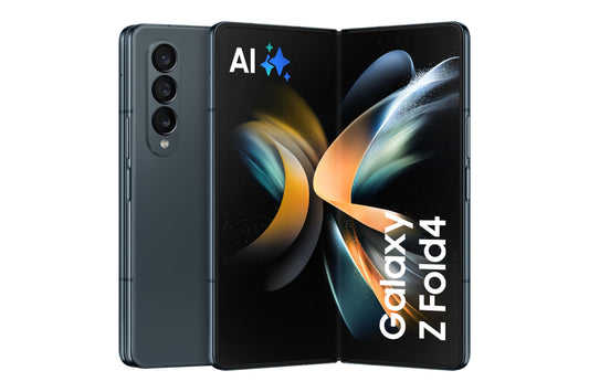 Samsung Galaxy Z Fold4 5G - 512GB, pelēkzaļš, salokāms Android viedtālrunis ar 36 mēnešu garantiju.