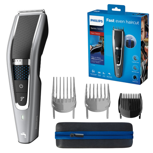 Philips matu griešanas mašīna Series 5000 ar Trim-n-Flow-Pro tehnoloģiju (modelis HC5650/15)