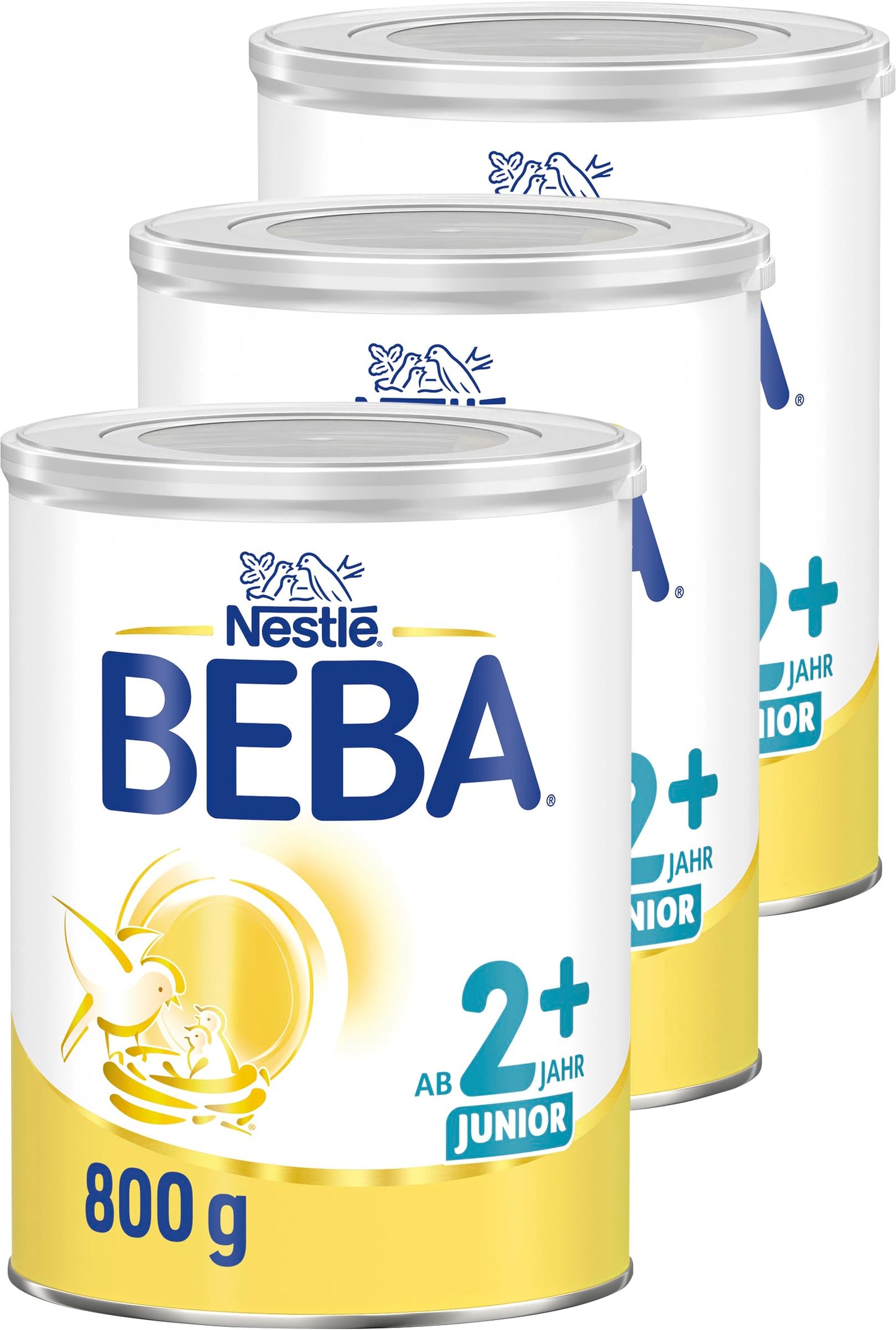 Bērnu dzēriens BEBA Junior 2+ no 2 gadu vecuma – 3 x 800 g