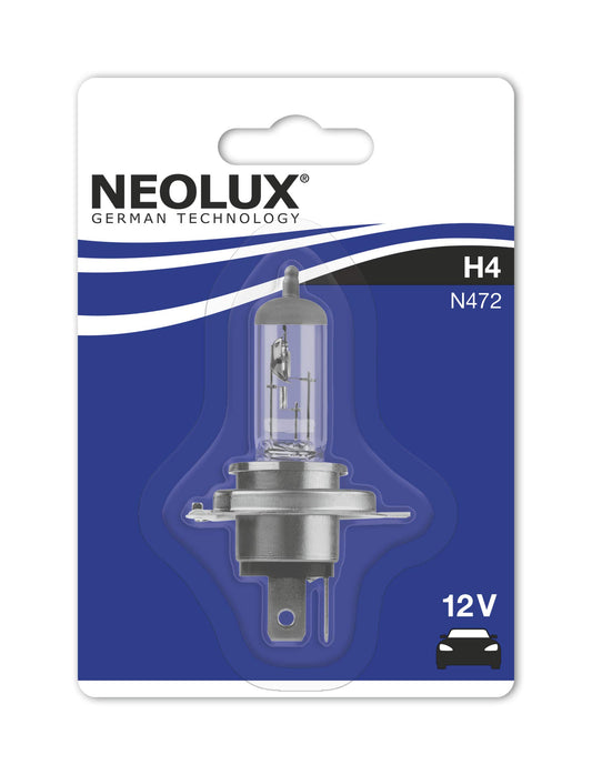 Osram H4 Halogenscheinewrferlampe N472-01B 55/60W 12V P43t im Einzelblister, Dzeltena, dzeltena