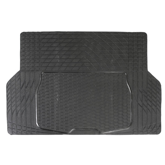 3. Dino KRAFTPAKET universāls bagāžnieka paklājiņš, griežams gumijas paklājs, neslīdošs paklājs universālai bagāžnieka aizsardzībai melnā krāsā, 140 x 108 cm