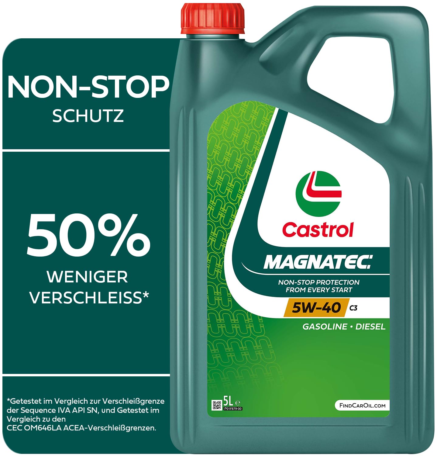 Castrol MAGNATEC 5W-40 C3 motoru eļļa, 5L