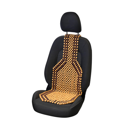 Carpoint Classic koka lodīšu sēdekļa spilvens automašīnai, 126x39cm, brūns