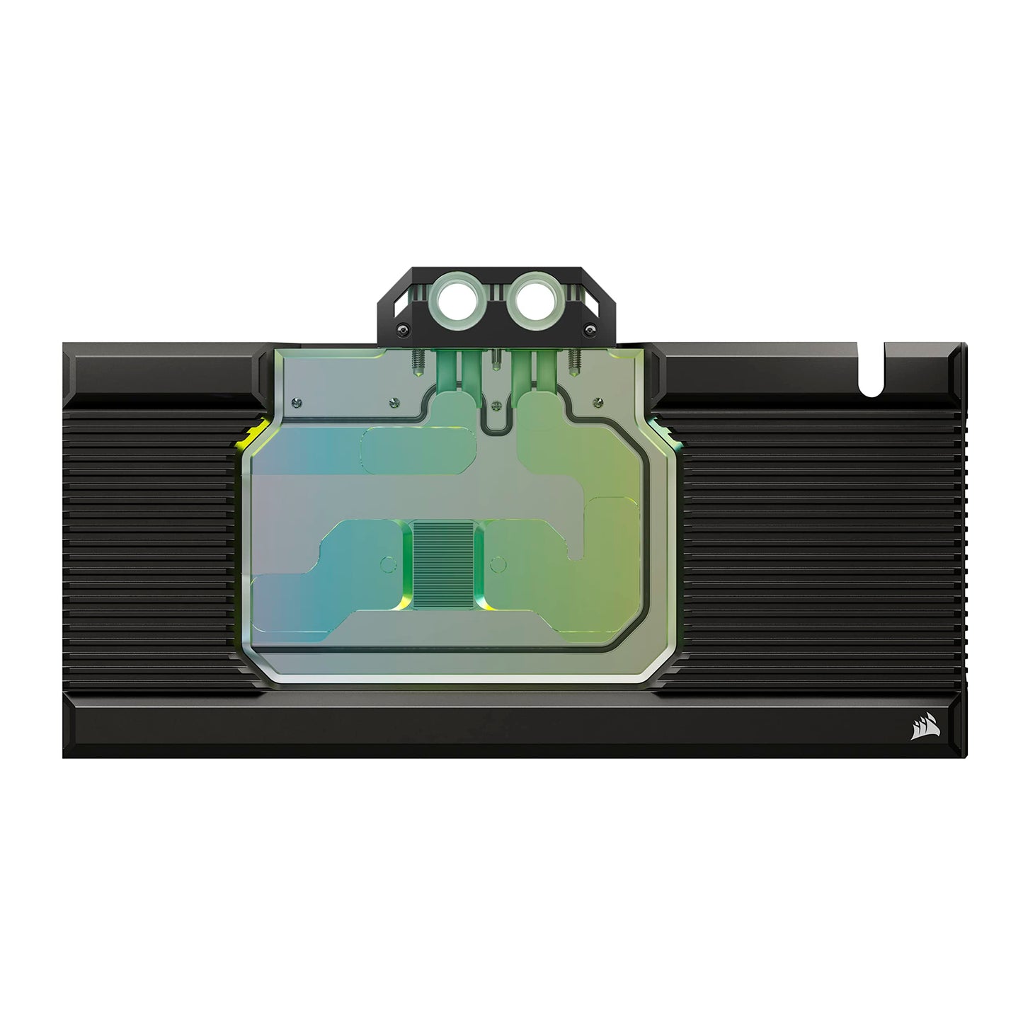 Corsair Hydro X XG7 RGB 4080 GPU ūdens bloks - Niķelēts varš, aizmugurējā plāksne, 5V ARGB kabelis, melns.
