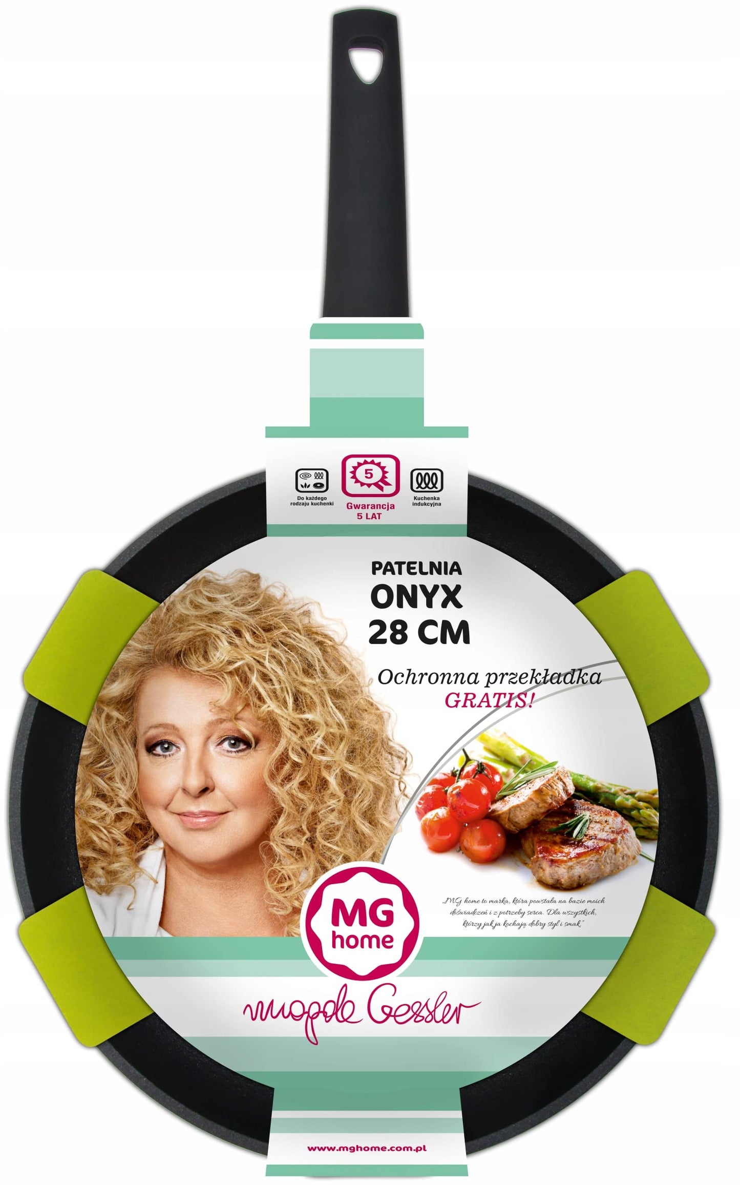 MG Home cepamā panna - nerūsējošais tērauds, izturīga, viegli tīrāma, ideāla cepšanai un sautēšanai.