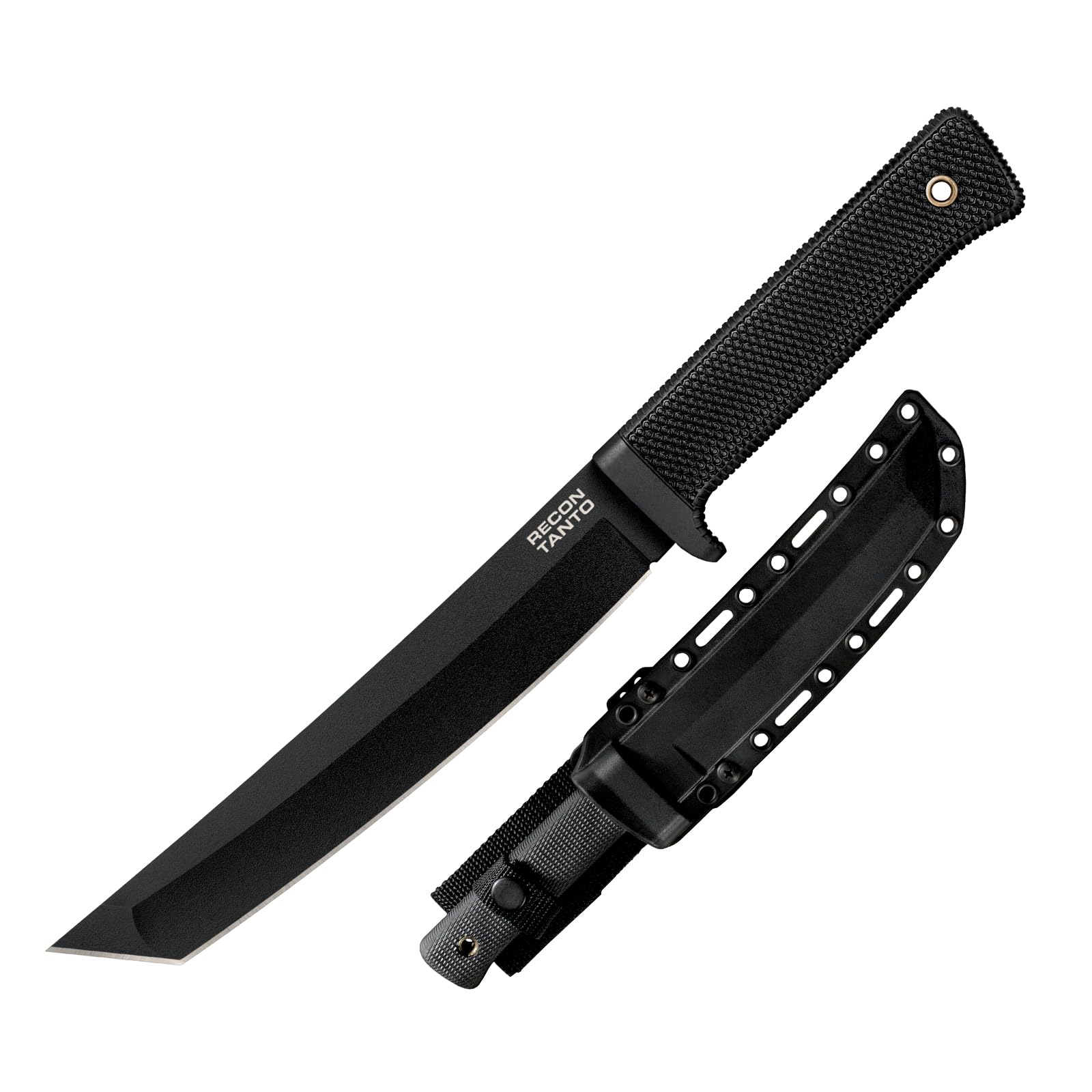 Cold Steel 49LRT Unisex - Recon outdoor knife, Tanto blade, Krey Ex handle, SK5 carbon steel, multi-color design.