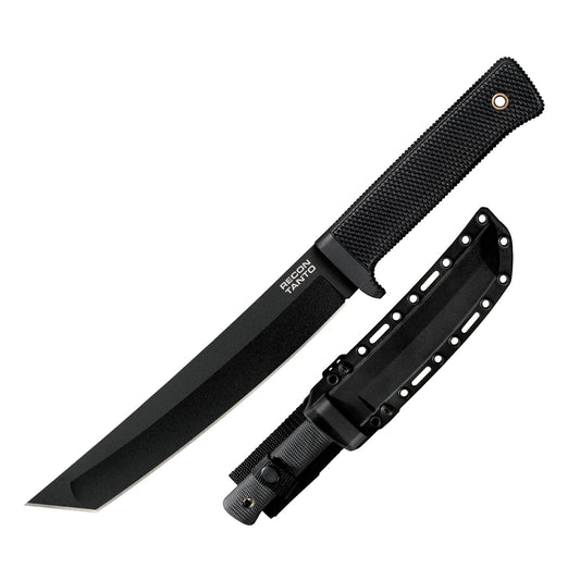 Cold Steel 49LRT Unisex - Recon outdoor knife, Tanto blade, Krey Ex handle, SK5 carbon steel, multi-color design.
