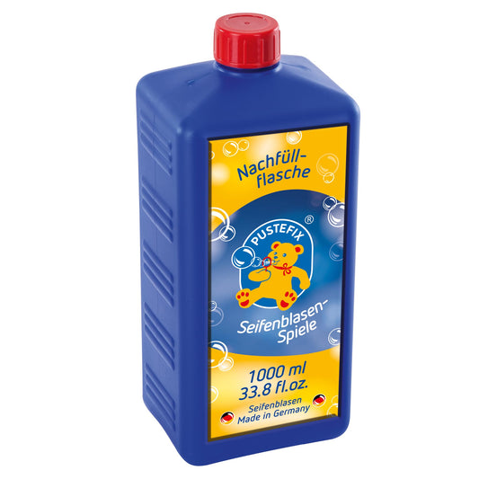 Ziepju burbuļu šķīdums PUSTEFIX Maxi 1L, burbuļu šķidrums krāsainām burbuļiem