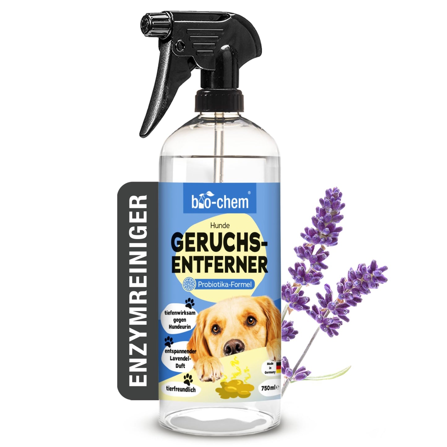 Suņu smaku un urīna smakas likvidētājs bio-chem, 750ml