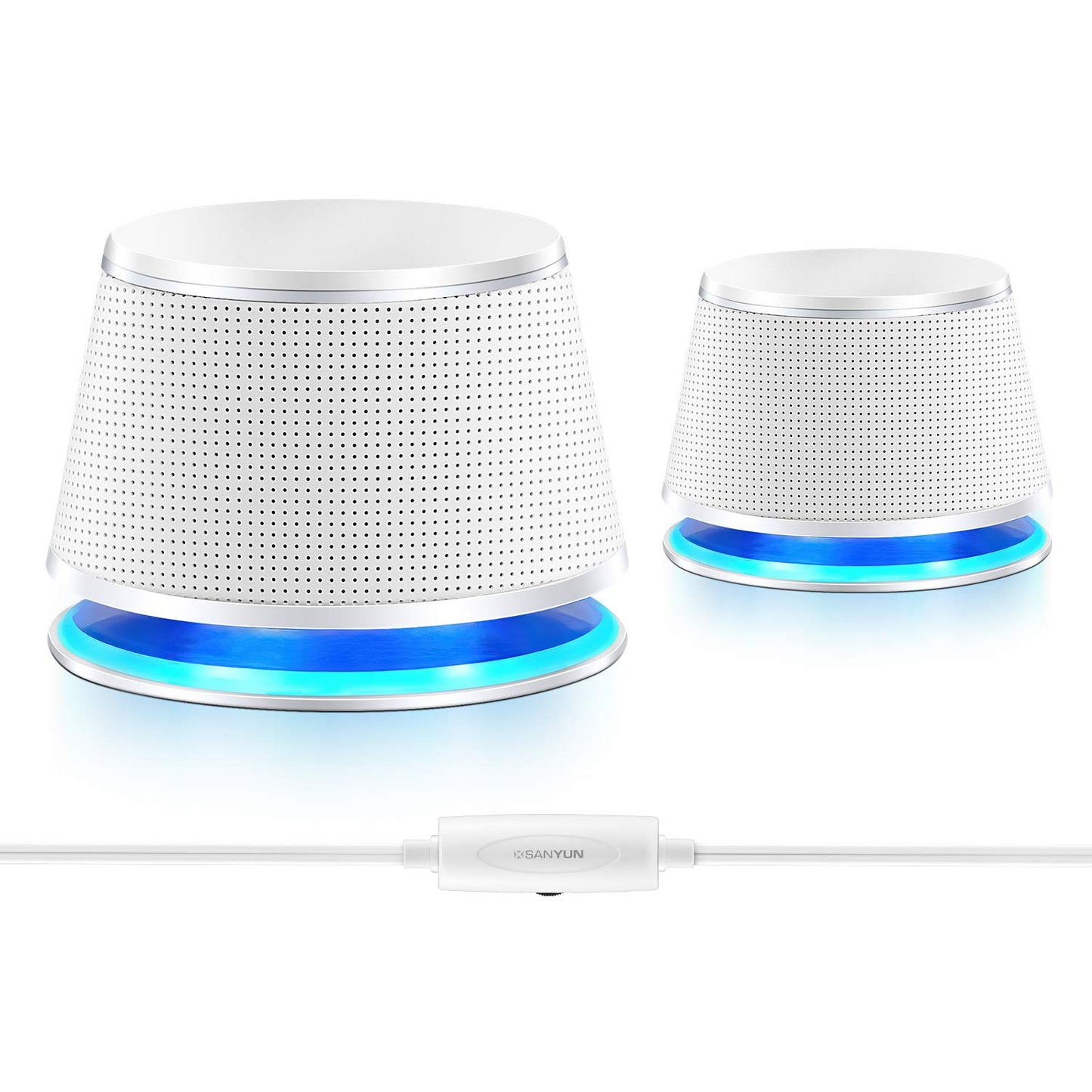 Datora skaļruņi Sanyun SW102 datoram un klēpjdatoram, 2.0, USB barošana