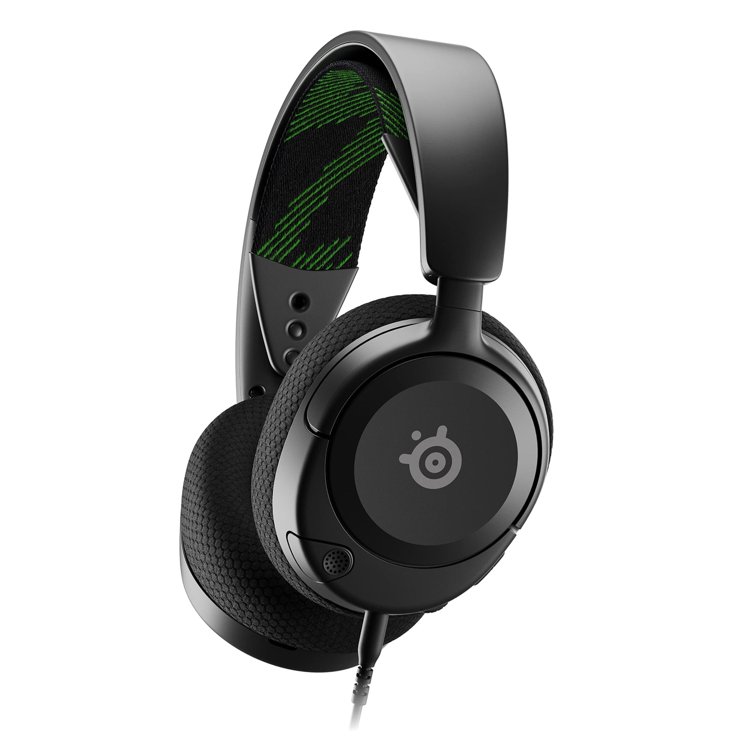 Gaminga austiņas SteelSeries Arctis Nova 1X, Multi-System, Xbox, PC, PS5, PS4, Hi-Fi draiveri, 360° surround skaņa, memory foam ausu spilventiņi, mikrofons ar trokšņu slāpēšanu