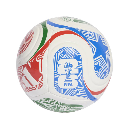 Futbola bumba adidas WM Club Ball, balta/sarkana/zila, 5