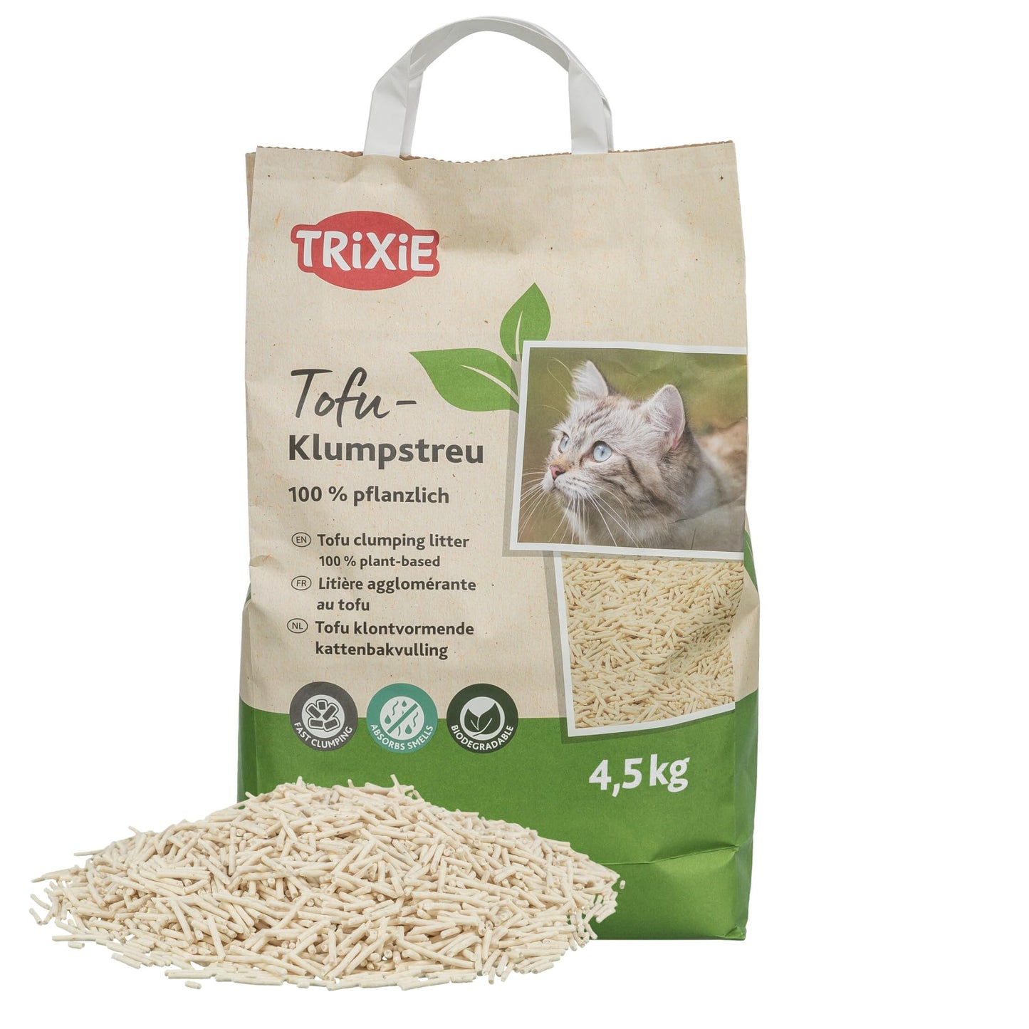 Kaķu pakaiši TRIXIE tofu, augu šķiedras – 4,5 kg