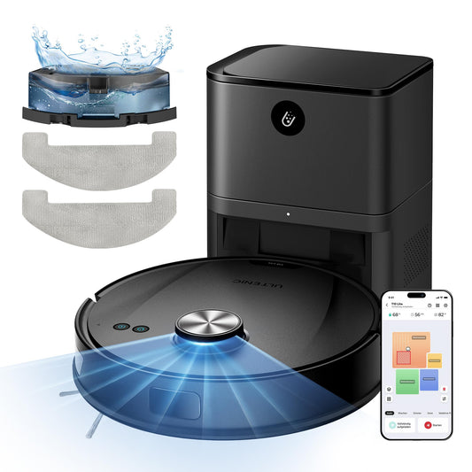 Ultenic T10 Lite - Robot vacuum with LiDAR navigation, 5000 Pa suction, 180 min runtime, ideal for pet hair and carpets.