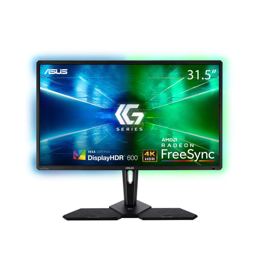 ASUS Console Gaming CG32UQ - 31.5" 4K UHD, 60Hz, 5ms GtG, FreeSync, DisplayHDR 600, USB hub, ergonomic design, built-in speakers