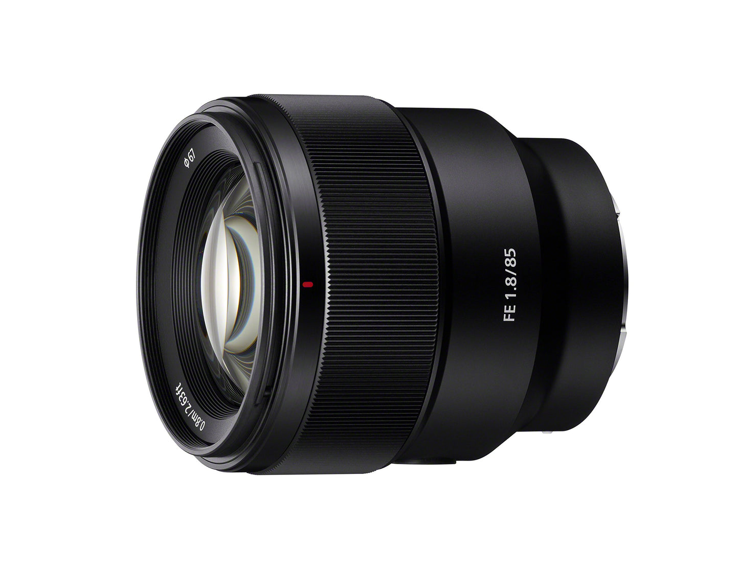 Sony SEL85F18 85 mm F/1.8-22 vidēja telefoto fiksēta fokusa kameru objektīvs, melns