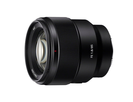 Sony SEL85F18 85 mm F/1.8-22 vidēja telefoto fiksēta fokusa kameru objektīvs, melns