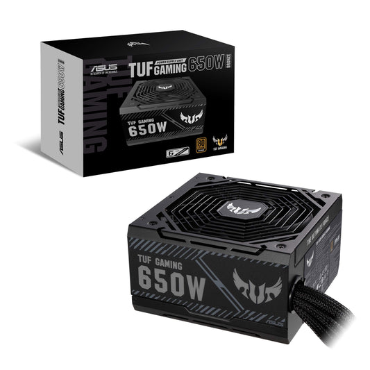 ASUS TUF Gaming 650W Power Supply - 80 Plus Bronze, 0dB technology, 80cm 8-Pin CPU connector