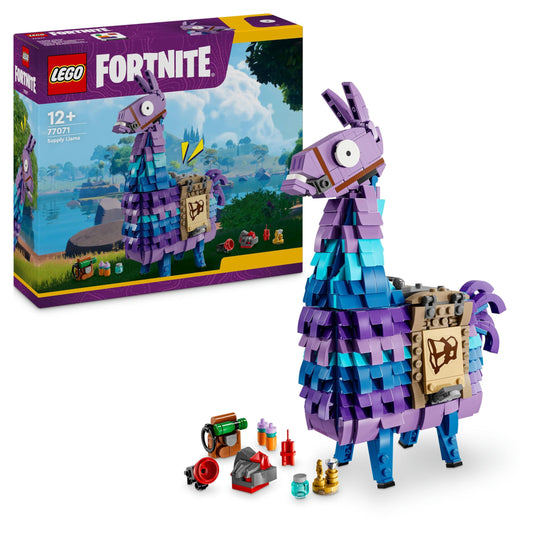 LEGO Fortnite krājumu lama - rotaļlieta ar figūru, dāvana spēlētājiem no 12 gadu vecuma, komplekts 77071.