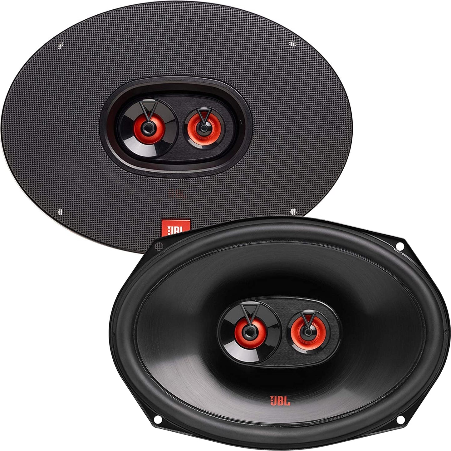 13. JBL Club 9632 - 3-ceļu auto skaļruņu komplekts no Harman Kardon - 255 vatu KFZ skaņas sistēma ovālie auto skaļruņi 152x230 mm | 6x9 collas, melns