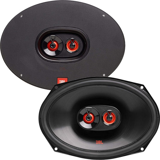 13. JBL Club 9632 - 3-ceļu auto skaļruņu komplekts no Harman Kardon - 255 vatu KFZ skaņas sistēma ovālie auto skaļruņi 152x230 mm | 6x9 collas, melns