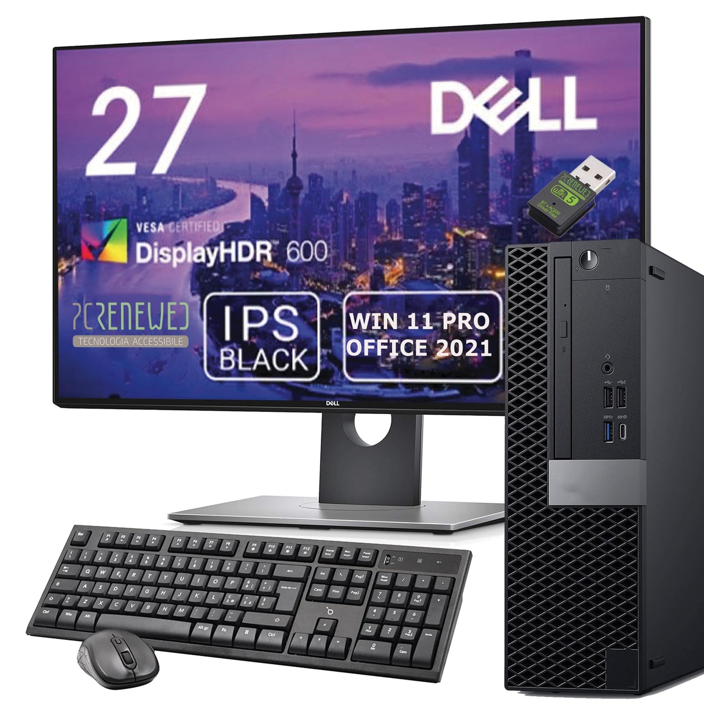 Biroja dators Dell Tower Plus Desktop - Intel Core Ultra 7, 16GB RAM, 1TB SSD, RTX 5060