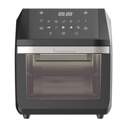 MasterPRO ROCKET 1100 - PFAS-free 11L air fryer and mini oven, 1800W, CERATECH coating, 10 programs, temperature control.