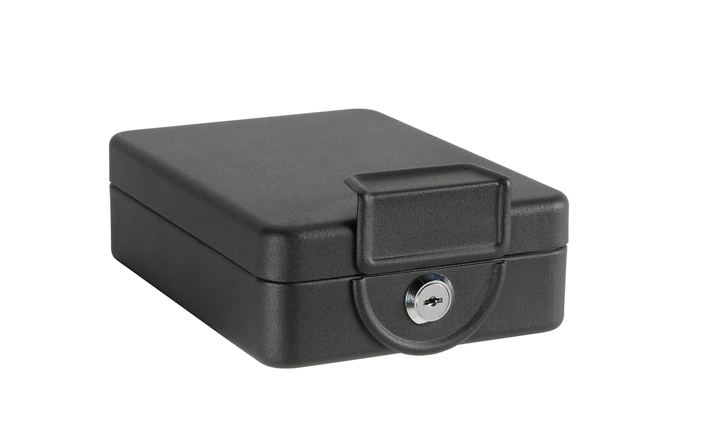 ARREGUI Private C9327 pieskrūvējama naudas kase ar iebīdāmu rāmi stiprināšanai zem galda vai plaukta, naudas kaste ar atslēgu, melna, 16 cm plata