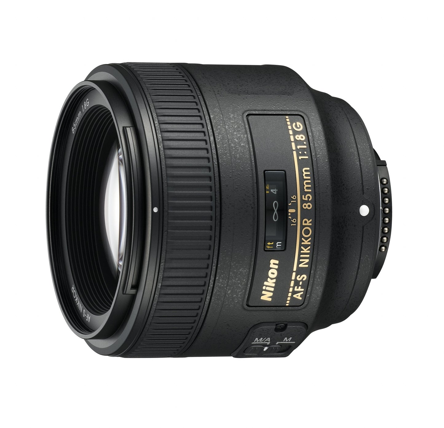 Nikon AF-S Nikkor, 85mm f/1.8G objektīvs, melns, Nital karte: -